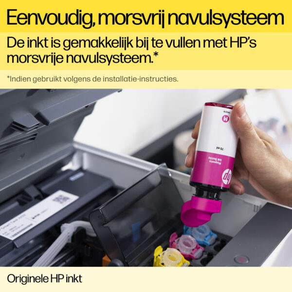 HP 31 70-ml Magenta Original Ink Bottle Origineel - Afbeelding 4