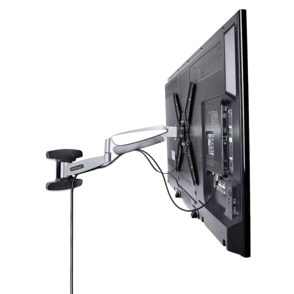 StarTech.com Wandmonteerbare VESA TV arm, Verstelbare Full Motion TV Muurbeugel voor 23"-55" Schermen, Compacte Monitor Arm, 30k - Afbeelding 4