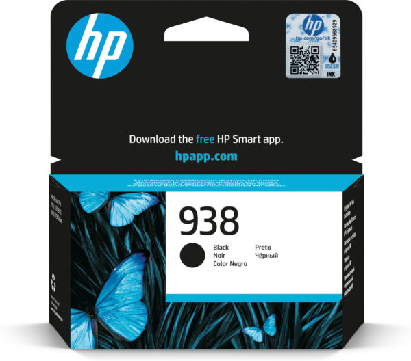 HP 938 originele zwarte inktcartridge - Afbeelding 2