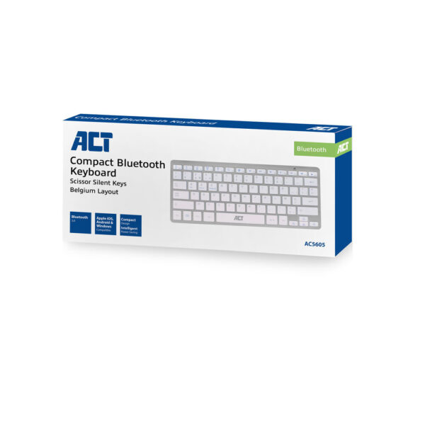 ACT Portable Toetsenbord Bluetooth (Azerty/BE layout) - Afbeelding 2