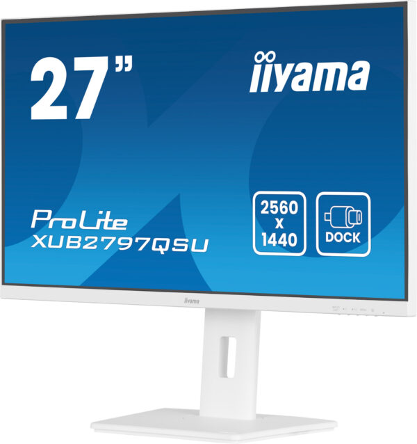 iiyama ProLite XUB2797QSU-W2 computer monitor 68,6 cm (27") 2560 x 1440 Pixels Quad HD LED Wit - Afbeelding 5