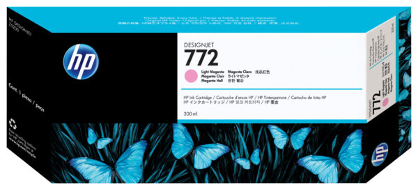 HP 772 licht-magenta DesignJet inktcartridge, 300 ml