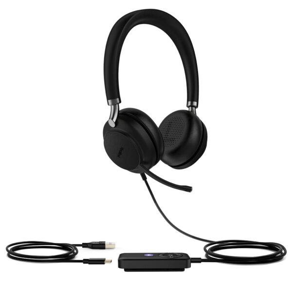 Yealink UH38 Dual Teams Headset Bedraad en draadloos Hoofdband Kantoor/callcenter Bluetooth Zwart - Afbeelding 3