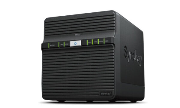 Synology DiskStation DS423 data-opslag-server NAS Realtek RTD1619B 2 GB DDR4 DiskStation Manager Zwart