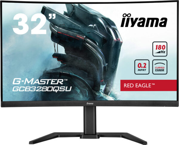 iiyama G-MASTER GCB3280QSU-B2 computer monitor 80 cm (31.5") 2560 x 1440 Pixels Dual QHD LED Zwart