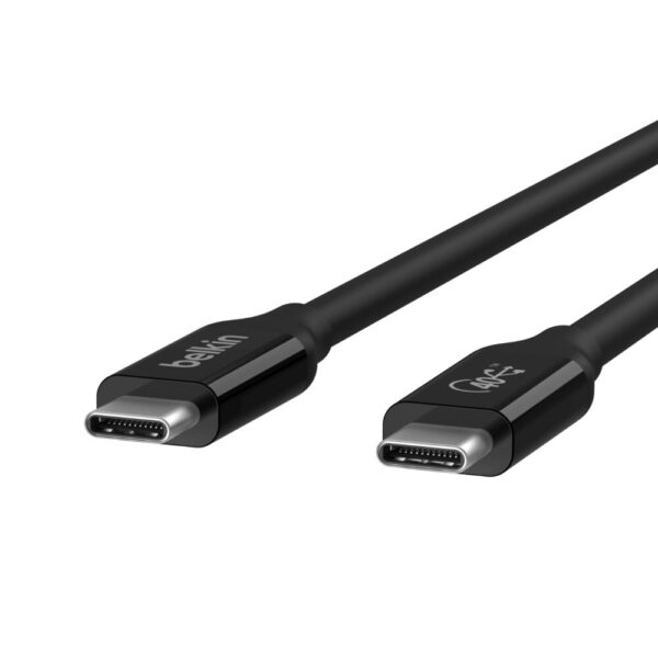 Belkin INZ001bt0.8MBK USB-kabel USB4 Gen 3x2 0,8 m USB C Zwart - Afbeelding 2