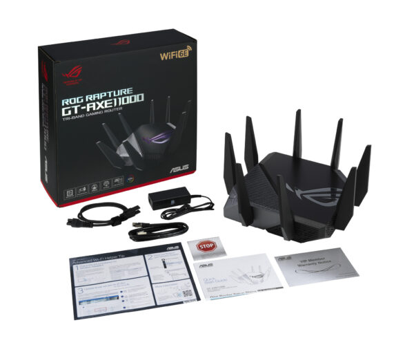 ASUS GT-AXE11000 draadloze router Gigabit Ethernet Tri-band (2,4 GHz / 5 GHz / 6 GHz) Zwart - Afbeelding 5