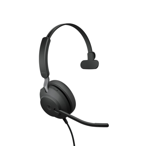 Jabra Evolve2 40 SE Headset Bedraad Hoofdband Oproepen/muziek USB Type-C Zwart - Afbeelding 3