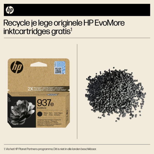 HP 937e EvoMore originele zwarte inktcartridge - Afbeelding 16