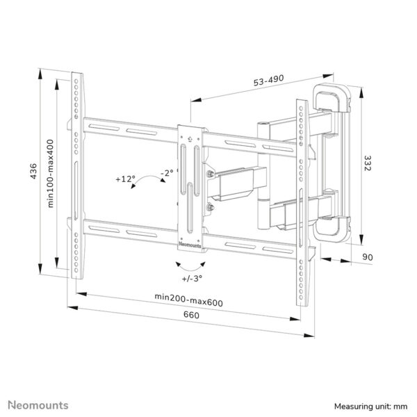 Neomounts tv wandsteun - Afbeelding 17