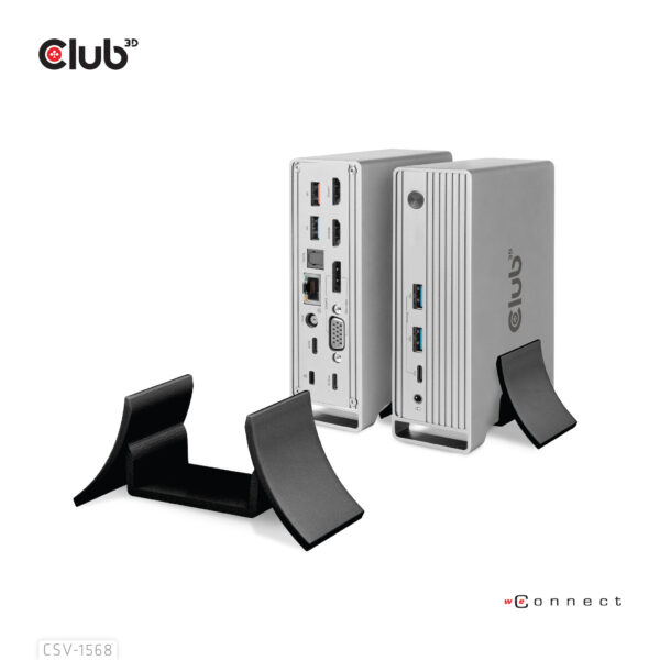 CLUB3D USB type C Universeel docking station 2x USB Gen2 Type-A 1x USB Gen1 Type-A 1x USB Type-A (ROOD) Smart Charging-poort 5V/ - Afbeelding 5