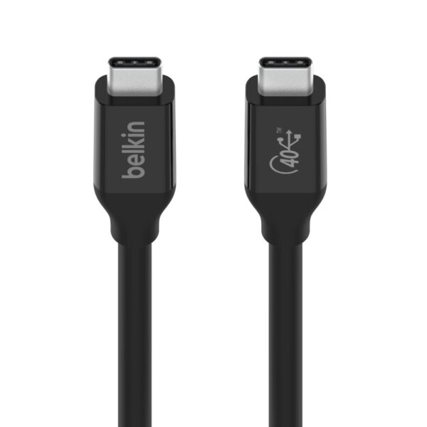 Belkin INZ001bt0.8MBK USB-kabel USB4 Gen 3x2 0,8 m USB C Zwart - Afbeelding 3