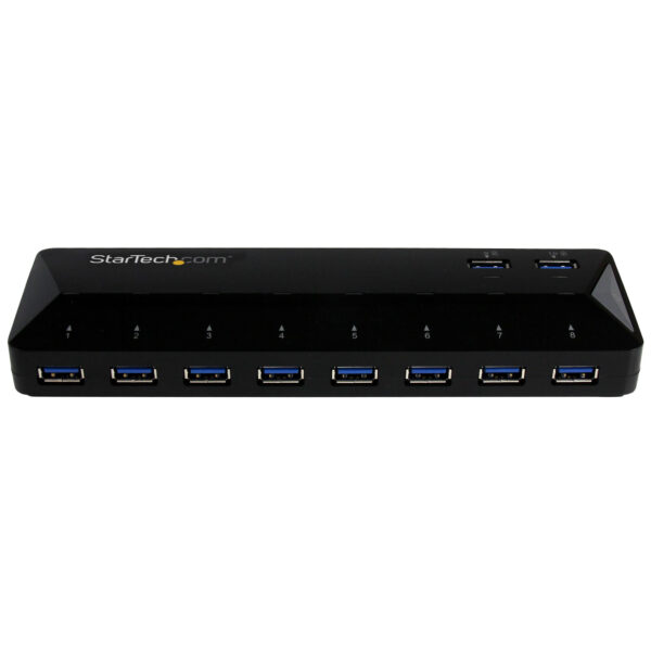 StarTech.com 10-Poorts USB 3.0 Hub met oplaad en sync poort - 5Gbps - 2 x 1.5A poorten - Afbeelding 2