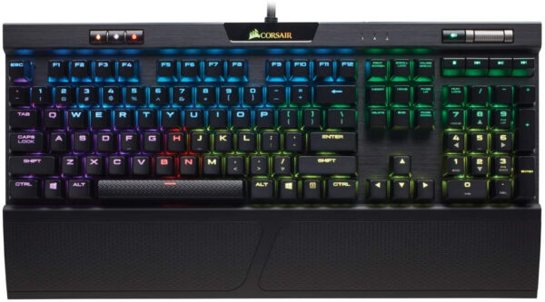 Corsair K70 RGB PRO Mechanical Gaming Keyboard toetsenbord Gamen USB AZERTY Belgisch Zwart - Afbeelding 2