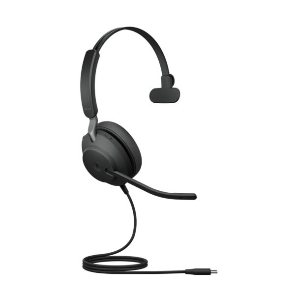 Jabra Evolve2 40 SE Headset Bedraad Hoofdband Oproepen/muziek USB Type-C Zwart - Afbeelding 2