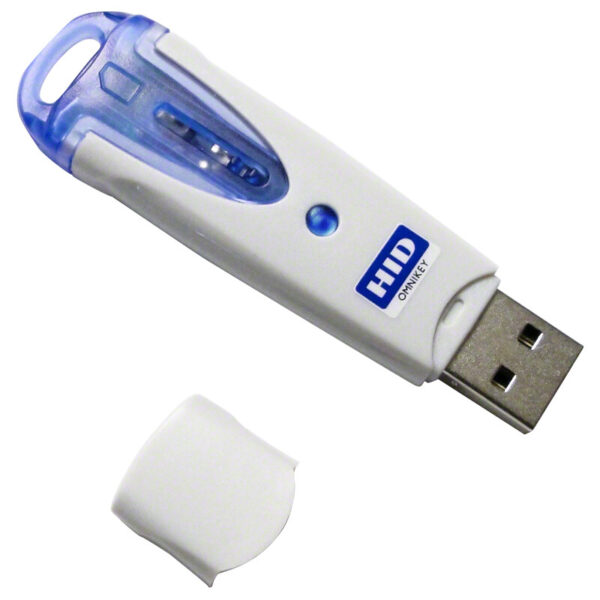 HID Identity OMNIKEY 6121 smart card reader USB 2.0 Blauw, Grijs