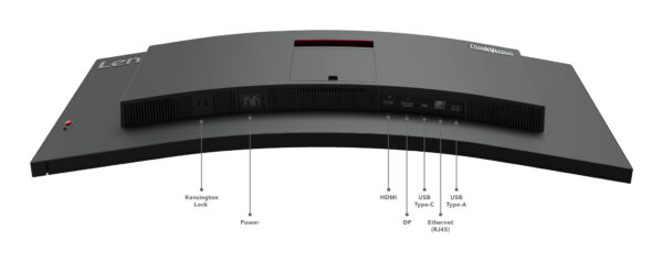 Lenovo ThinkVision T34w-30 LED display 86,4 cm (34") 3440 x 1440 Pixels Wide Quad HD Zwart - Afbeelding 11