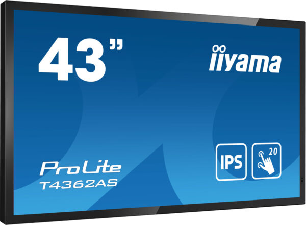 iiyama T4362AS-B1 beeldkrant Interactief flatscreen 108 cm (42.5") IPS 500 cd/m² 4K Ultra HD Zwart Touchscreen Type processor An - Afbeelding 13