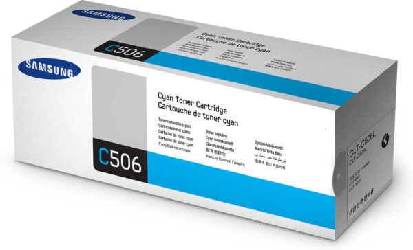 Samsung CLT-C506L cyaan hogerendementstonercartridge - Afbeelding 2