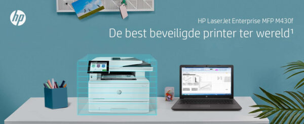 HP LaserJet Enterprise MFP M430f, Zwart-wit, Printer voor Bedrijf, Printen, kopiëren, scannen, faxen, Automatische documentinvoe - Afbeelding 8