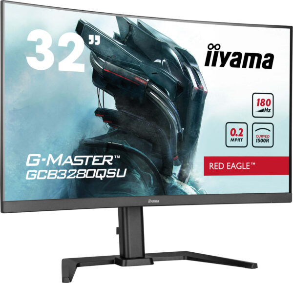 iiyama G-MASTER GCB3280QSU-B2 computer monitor 80 cm (31.5") 2560 x 1440 Pixels Dual QHD LED Zwart - Afbeelding 2