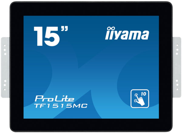 iiyama TF1515MC-B2 beeldkrant 38,1 cm (15") LED 350 cd/m² XGA Zwart Touchscreen