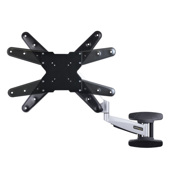 StarTech.com Wandmonteerbare VESA TV arm, Verstelbare Full Motion TV Muurbeugel voor 23"-55" Schermen, Compacte Monitor Arm, 30k - Afbeelding 2