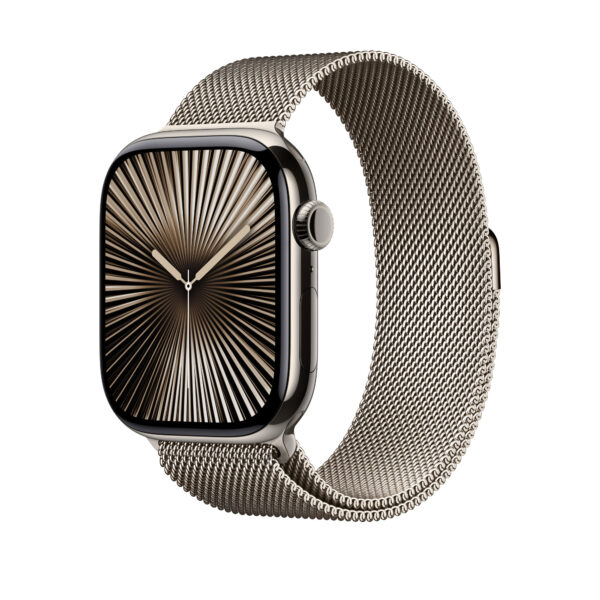 Apple MC7J4ZM/A slimme draagbare accessoire Band Titanium Roestvrijstaal - Afbeelding 2