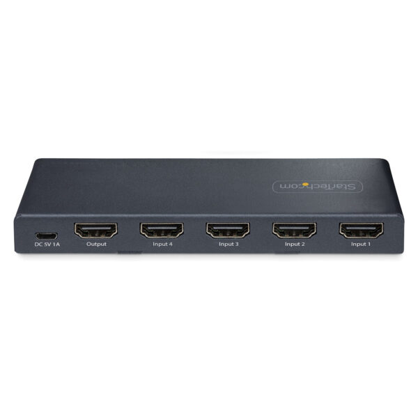 StarTech.com 4-Port 8K HDMI Switch, HDMI 2.1 Switcher 4K 120Hz HDR10+, 8K 60Hz UHD, HDMI Videoschakelaar 4 In 1 Out, Automatisch - Afbeelding 3