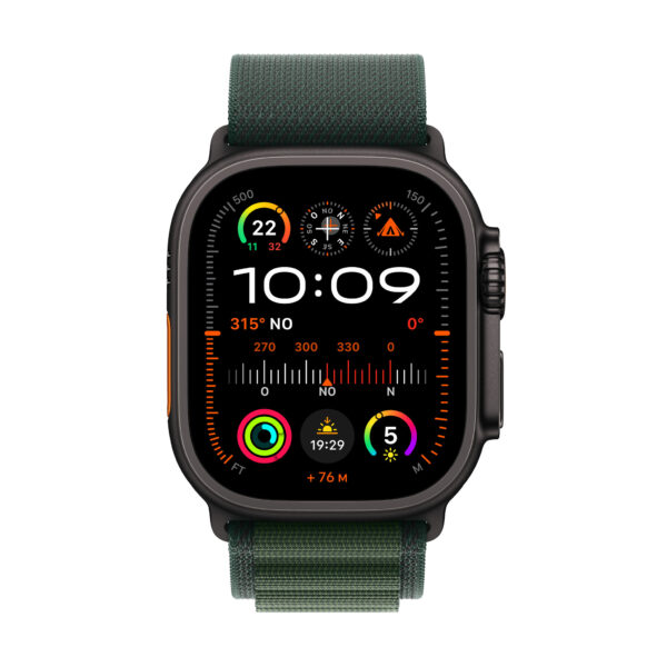 Apple Watch Ultra 2 OLED 49 mm Digitaal 410 x 502 Pixels Touchscreen 4G Zwart GPS - Afbeelding 2