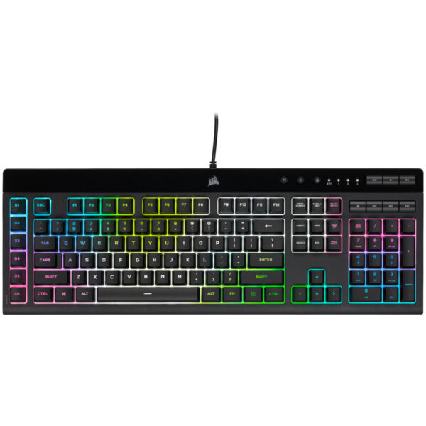 Corsair K55 RGB PRO XT toetsenbord Gamen USB QWERTY Engels Zwart - Afbeelding 15