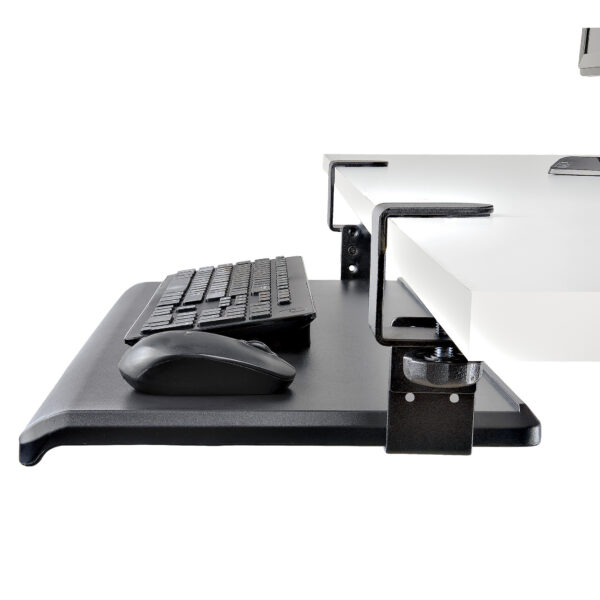 StarTech.com Uitschuifbare Toetsenbordlade voor onder Bureaublad, Ergonomische Keyboard Tray met Bureauklem, Tot 12kg, Uittrekba - Afbeelding 9