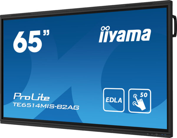 iiyama PROLITE TE6514MIS-B2AG Digitale signage flatscreen 165,1 cm (65") LCD Wifi 435 cd/m² 4K Ultra HD Zwart Touchscreen Type p - Afbeelding 4