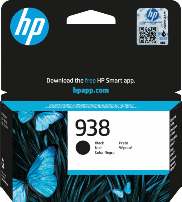 HP 938 originele zwarte inktcartridge