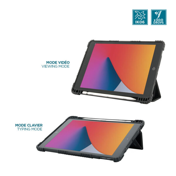 Mobilis Rugged Case for iPad 10.2'' 9th/8th/7th 25,9 cm (10.2") Folioblad Zwart - Afbeelding 2