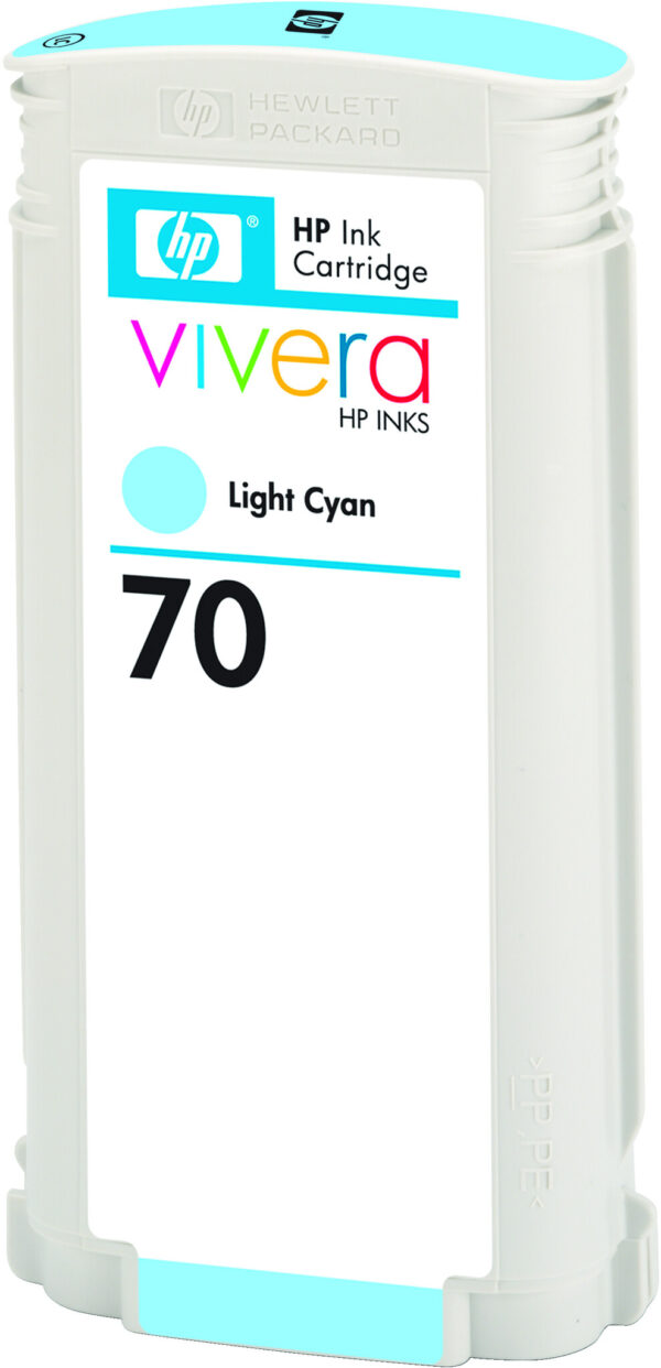 HP 70 licht-cyaan inktcartridge, 130 ml - Afbeelding 11