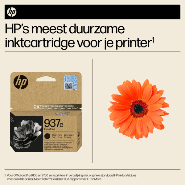 HP 937e EvoMore originele zwarte inktcartridge - Afbeelding 13