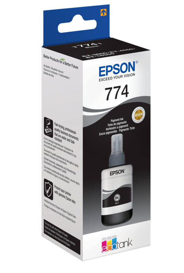 Epson T7741 Pigment Black ink bottle 1x 140ml - Afbeelding 2