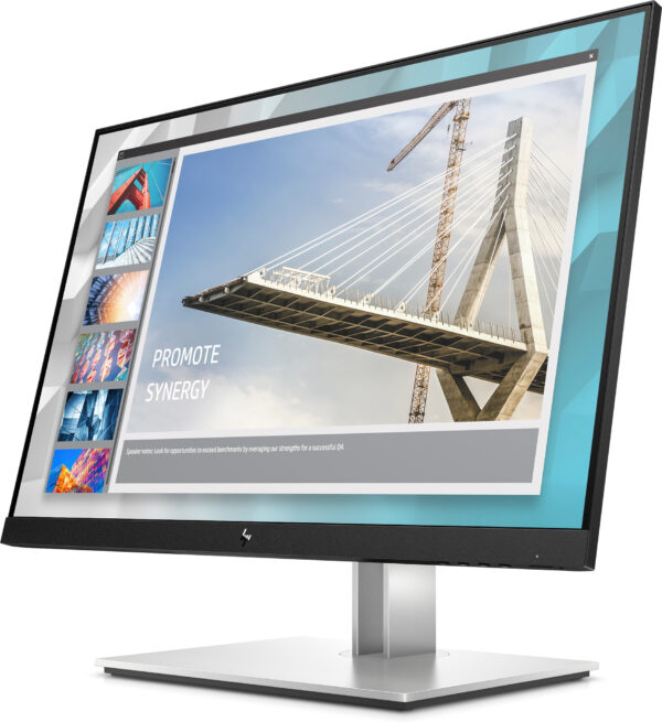 HP E-Series E24i G4 computer monitor 61 cm (24") 1920 x 1200 Pixels WUXGA Zwart, Zilver - Afbeelding 4