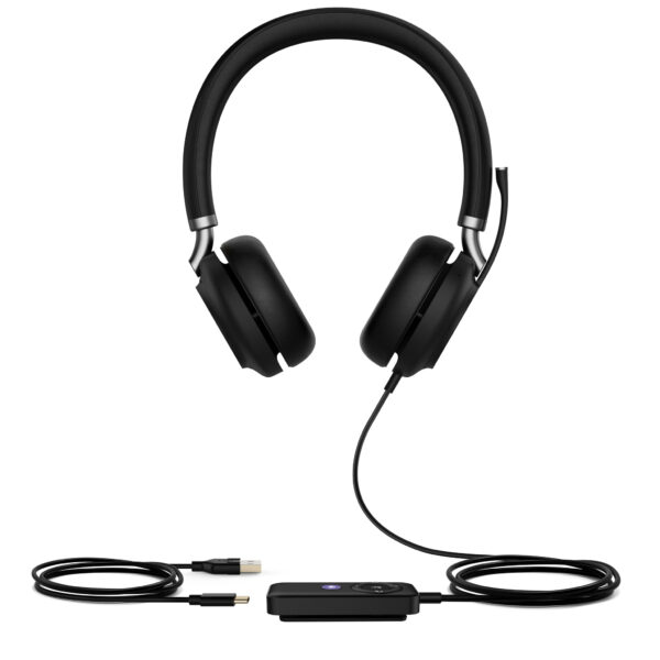 Yealink UH38 Dual Teams Headset Bedraad en draadloos Hoofdband Kantoor/callcenter Bluetooth Zwart - Afbeelding 2