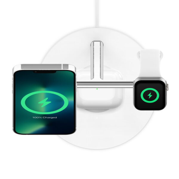 Belkin WIZ017vfWH Hoofdtelefoons, Smartphone, Smartwatch Wit AC Draadloos opladen Snel opladen Binnen - Afbeelding 7