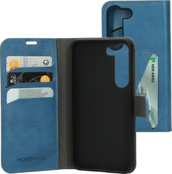 Mobiparts Classic Wallet Case Samsung Galaxy S23 (2023) Steel Blue