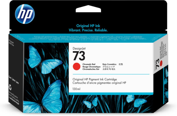 HP 73 chromatisch rode DesignJet inktcartridge, 130 ml