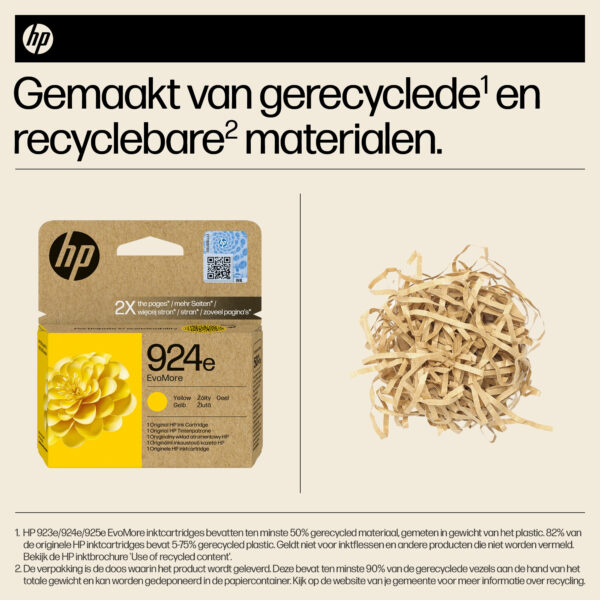 HP 924e EvoMore originele gele inktcartridge - Afbeelding 11