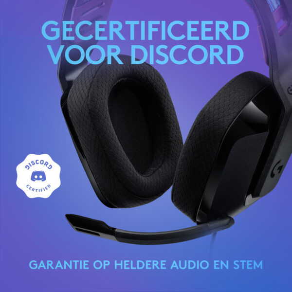 Logitech G G335 Headset Bedraad Hoofdband Gamen Zwart - Afbeelding 12