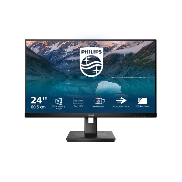 Philips S Line 242S9JML/00 LED display 61 cm (24") 1920 x 1080 Pixels Full HD LCD Zwart - Afbeelding 3