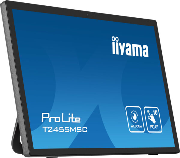 iiyama T2455MSC-B1 beeldkrant Digitale signage flatscreen 61 cm (24") LED 400 cd/m² Full HD Zwart Touchscreen - Afbeelding 4