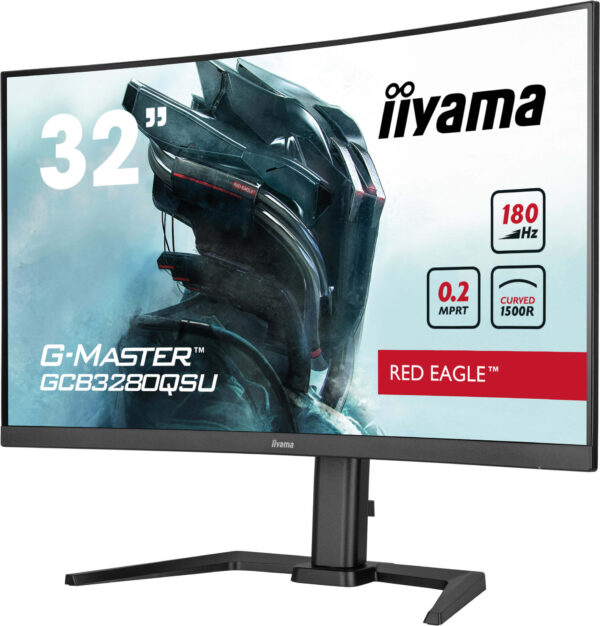 iiyama G-MASTER GCB3280QSU-B2 computer monitor 80 cm (31.5") 2560 x 1440 Pixels Dual QHD LED Zwart - Afbeelding 4