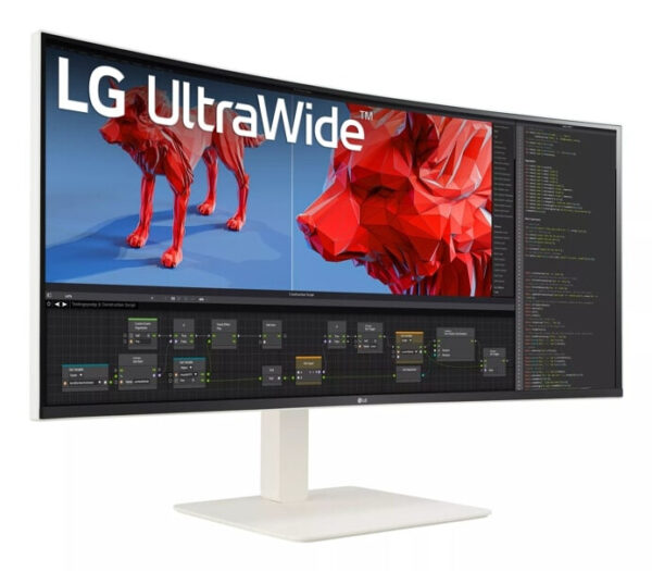 LG 38WR85QC-W computer monitor 96,5 cm (38") 3840 x 1600 Pixels UltraWide Quad HD LCD Wit - Afbeelding 3