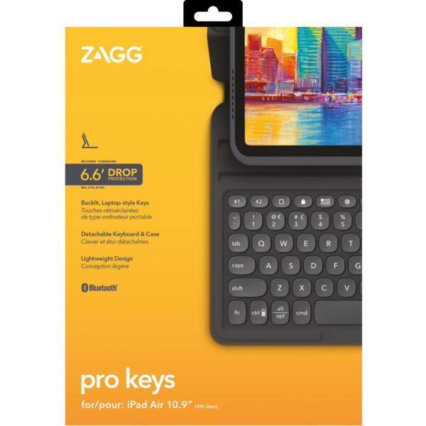 ZAGG Pro Keys Brits Engels Bluetooth Zwart - Afbeelding 9